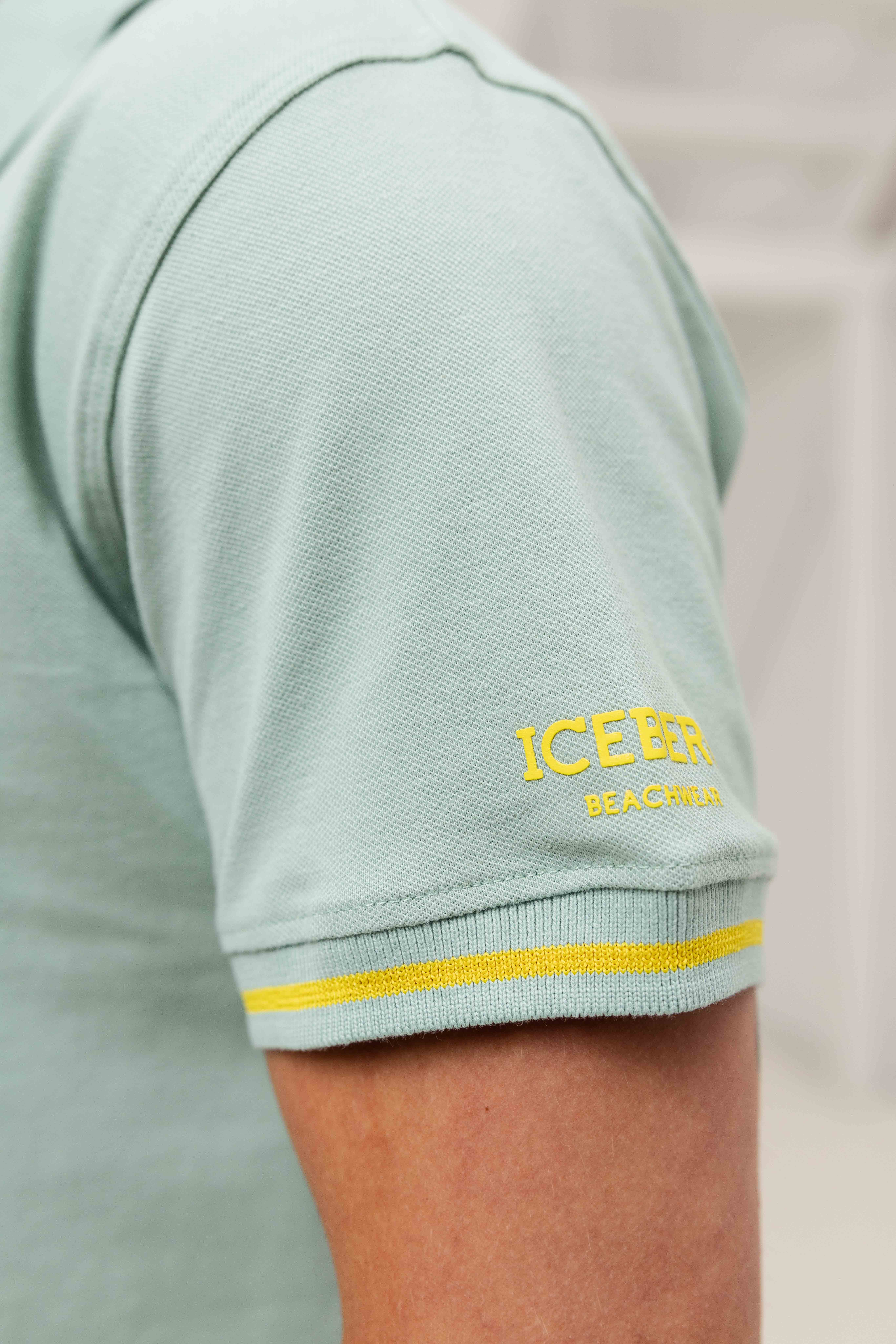Iceberg Basic Polo Heren Lichtblauw