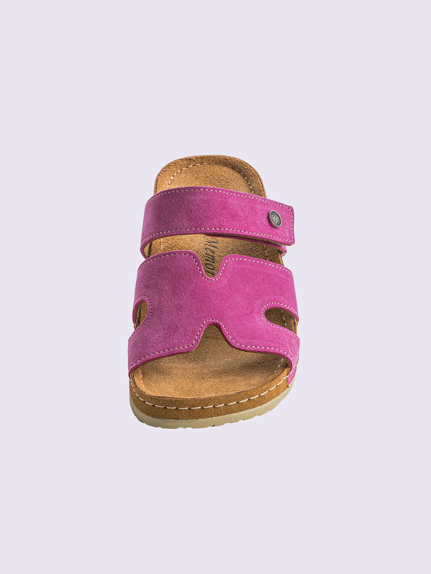 Chaussons cuir velours de vache.