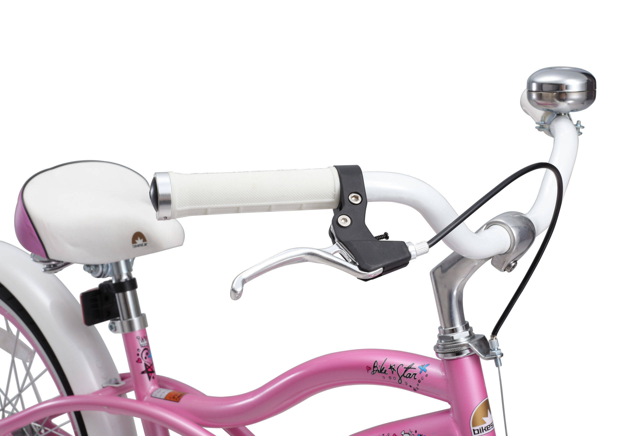 BikeStar Cruiser kinderfiets 20 inch roze