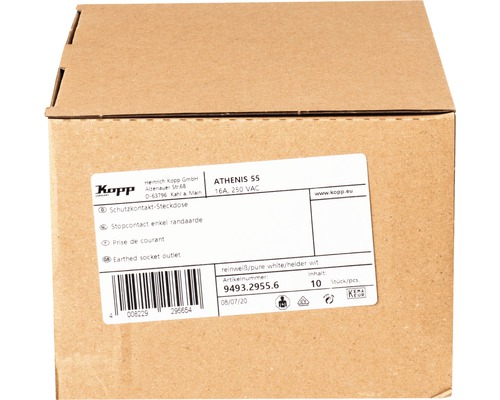 Kopp 949329556 Athenis 55 fitting, zuiver wit