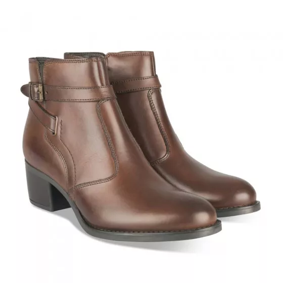 Bottines COGNAC MEGIS ELEGANT