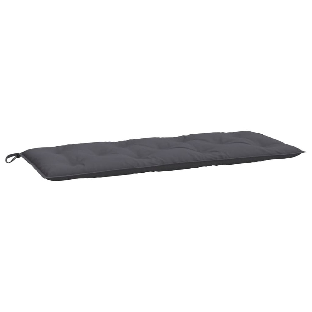 Coussins de banc de jardin 2 pcs anthracite tissu oxford