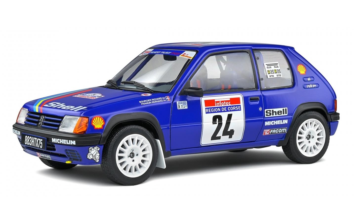 Rally Peugeot 205 #24 1:18Peugeot 205 Rallye Sammlermodell
