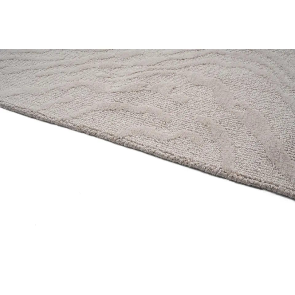 Dutch Lifestyle - Wol - Vloerkleed - 160x230cm - Grijs