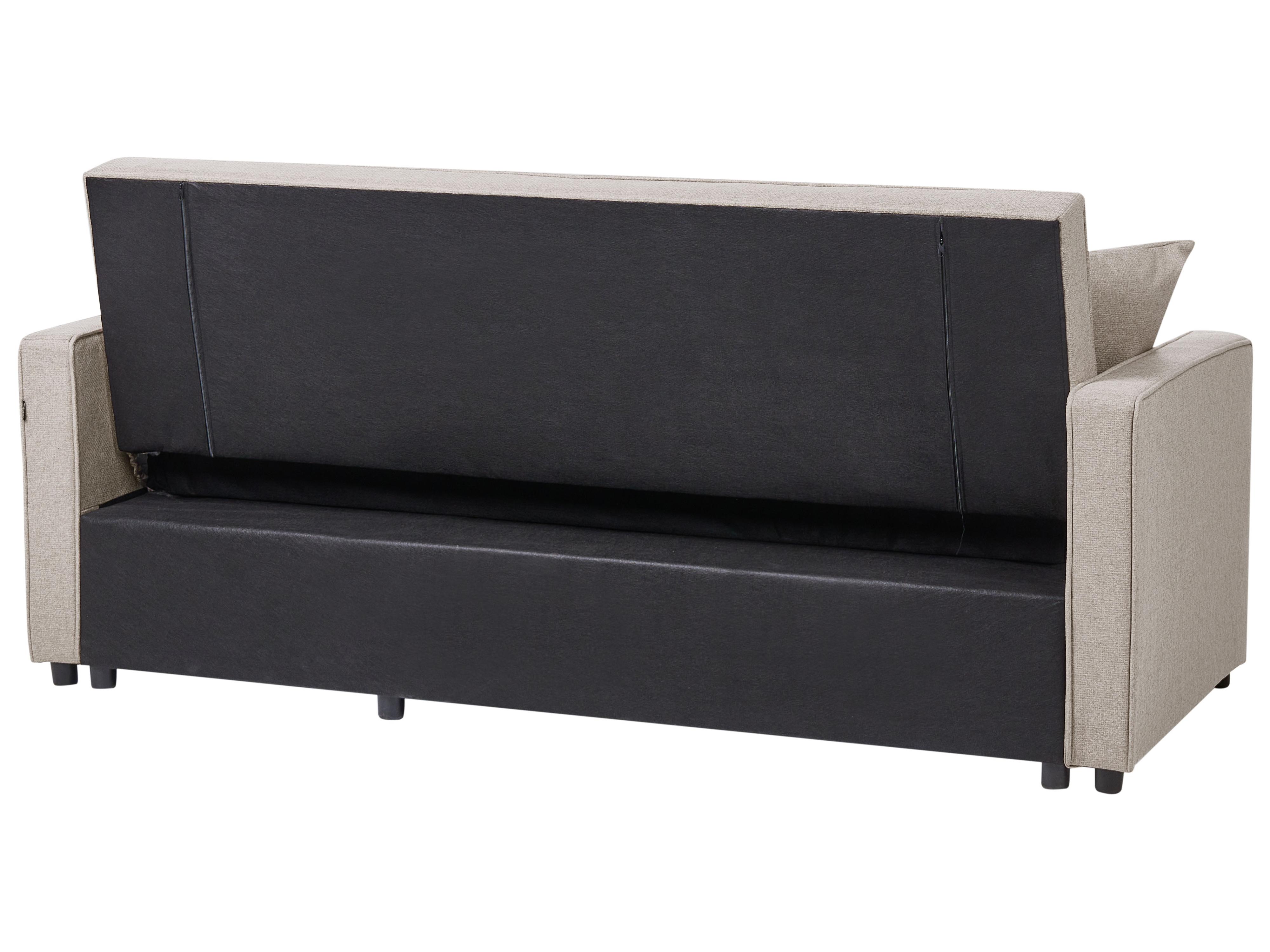Slaapbank 3-zits GLOMMA Stof Beige