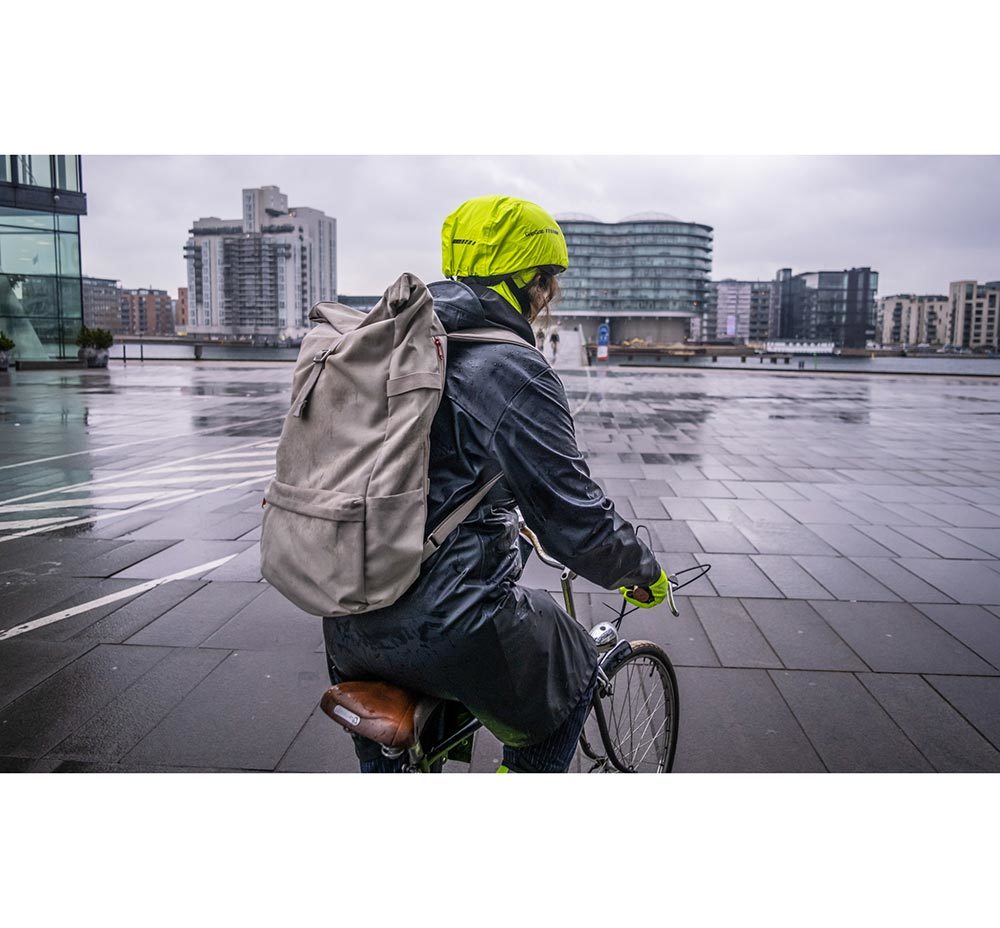 GripGrab Helmet Cover Hi-Vis Fluor Geel