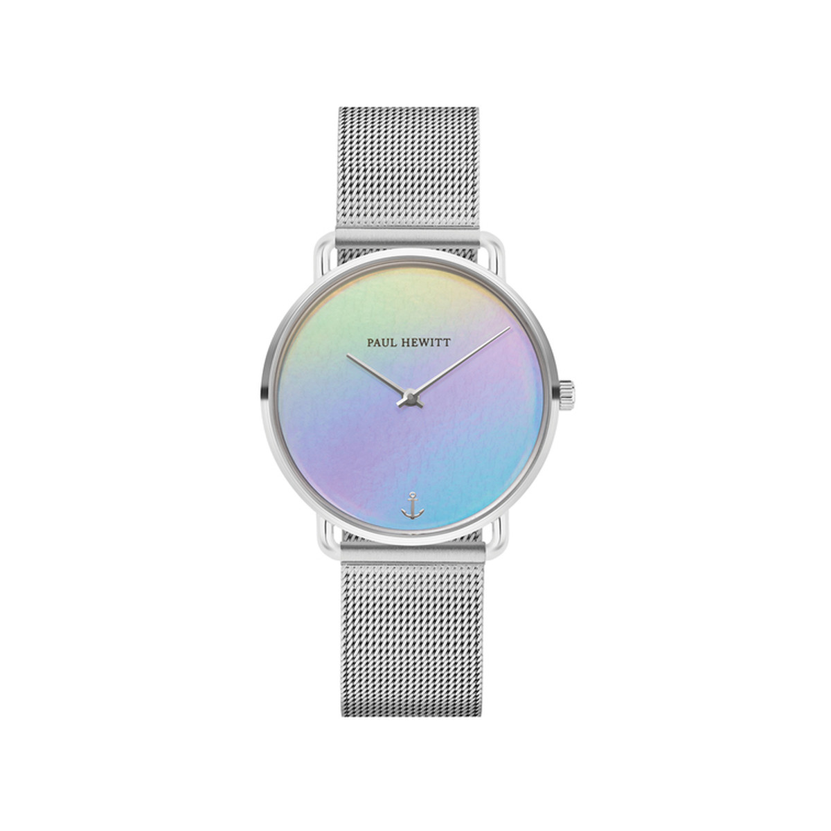 Montre Paul Hewitt femme acier gris milanais