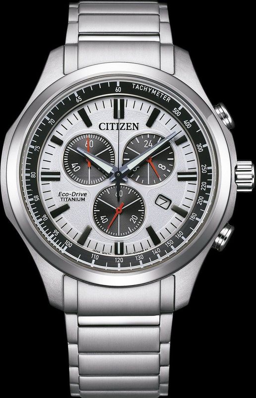 Citizen - Eco-Drive Chronograaf - Zilver - Titanium - Waterdicht tot 10 bar