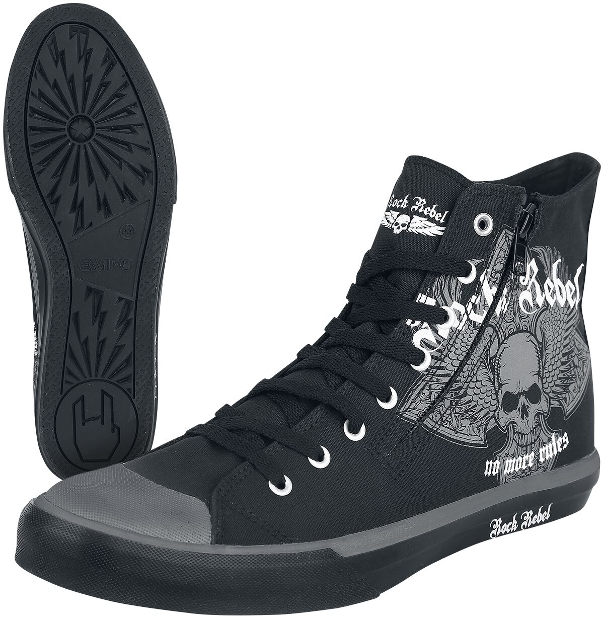 Walk The Line | Rock Rebel by EMP Baskets hautes