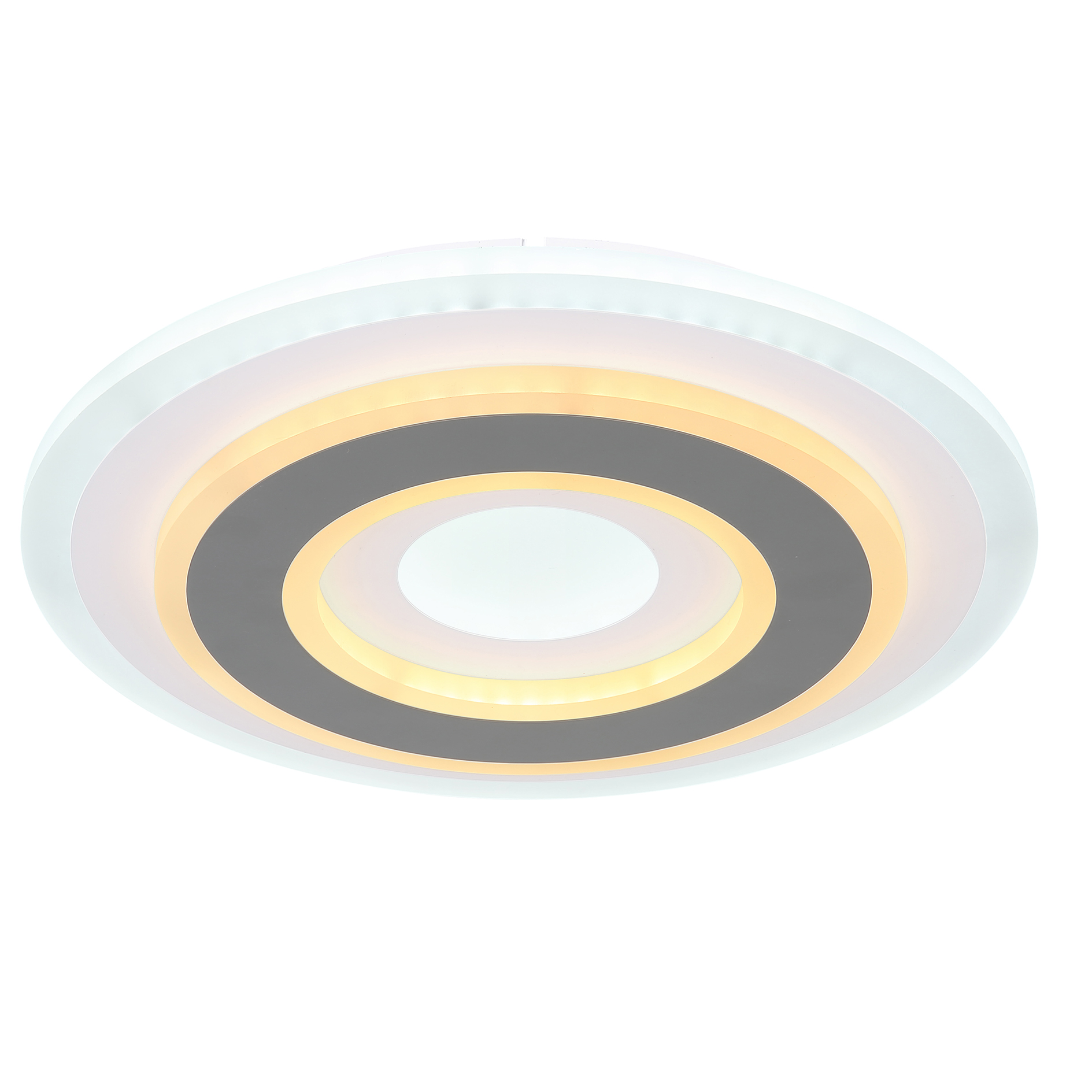 LED-Deckenleuchte - weiß-anthrazit-opal - Ø 30 cm