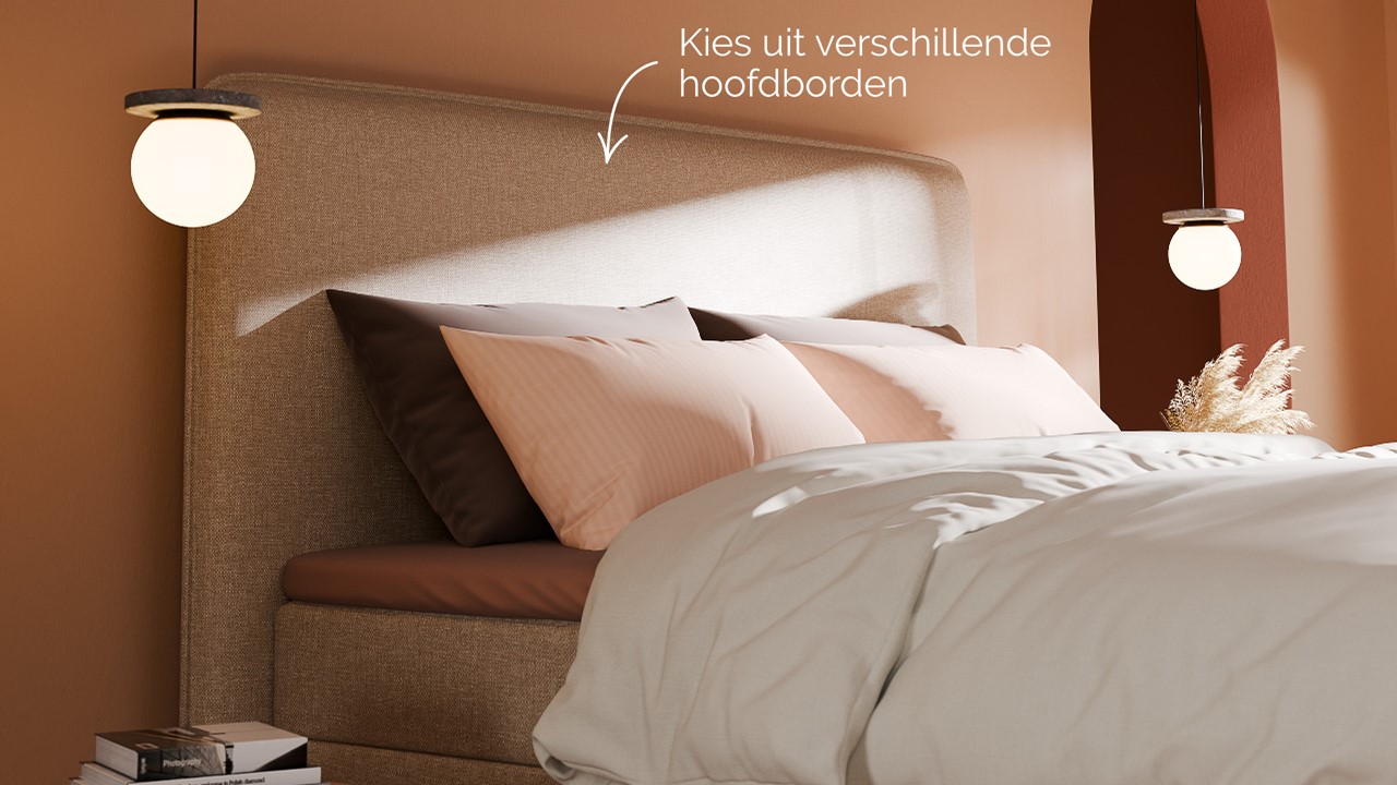 Boxspring Quartz - Linen touch beige