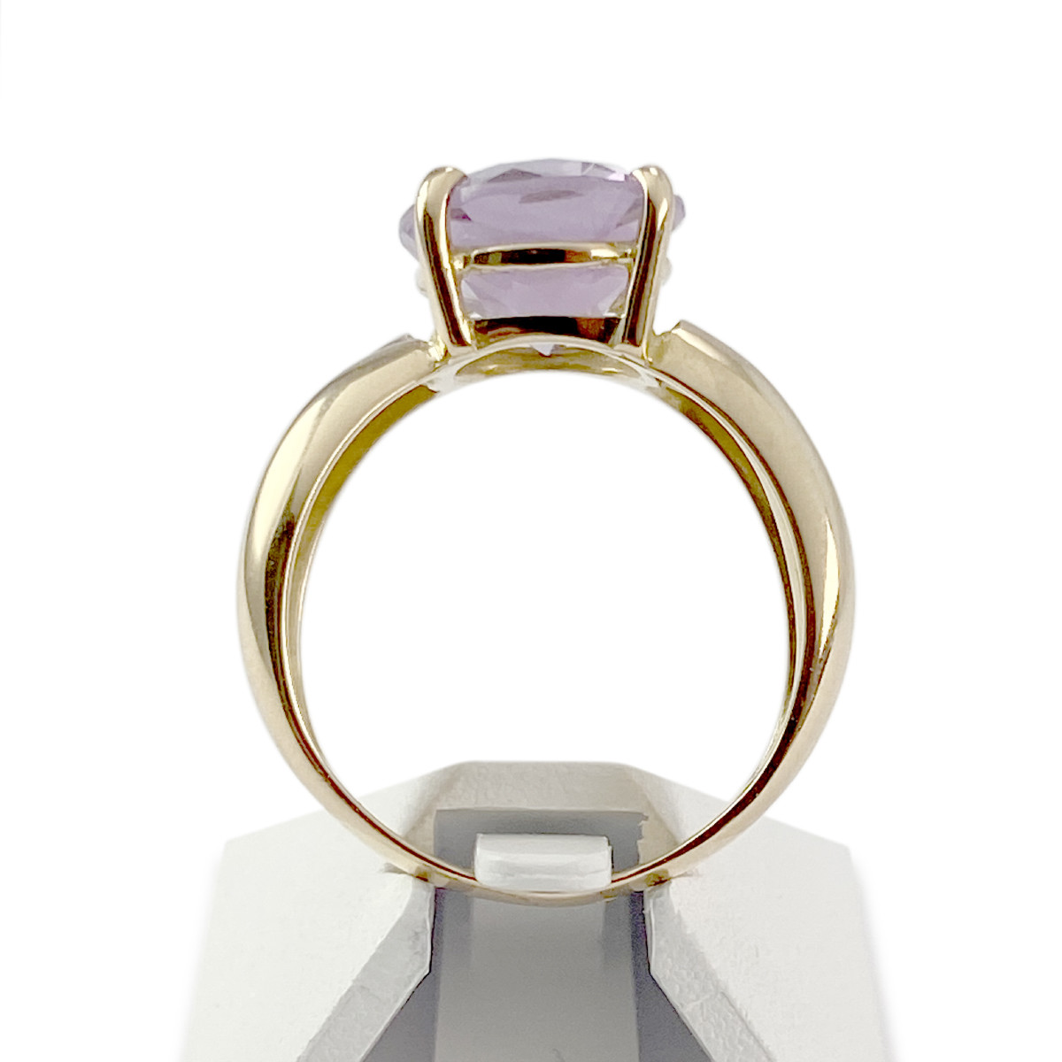 Bague d'occasion or 750 jaune améthyste
