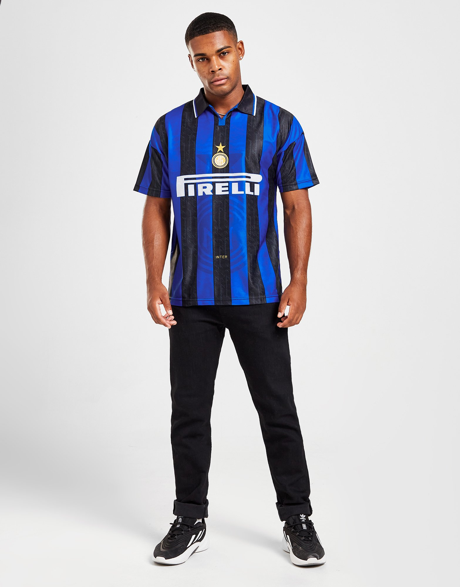Score Draw Maillot Domicile Rétro Inter Milan '96 Homme