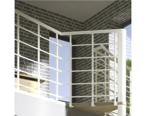 Pertura Koralia witte balustrade starterspakket 1 m