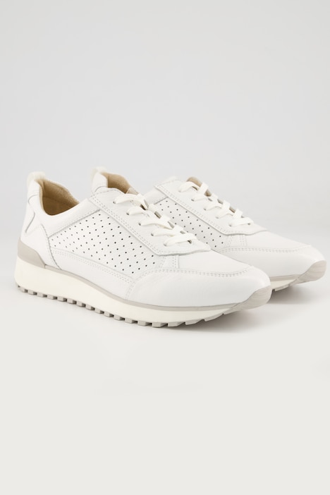 Caprice Hirschleder-Sneaker, Wechselfußbett, Weite G