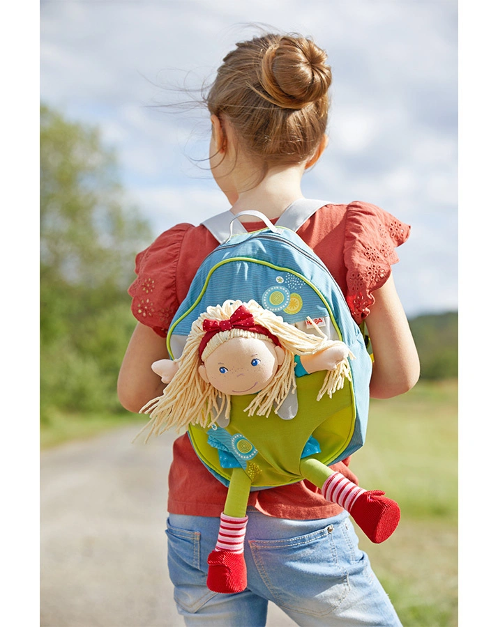 Kinder-Puppenrucksack SOMMERWIESE (25x30x8) in bunt