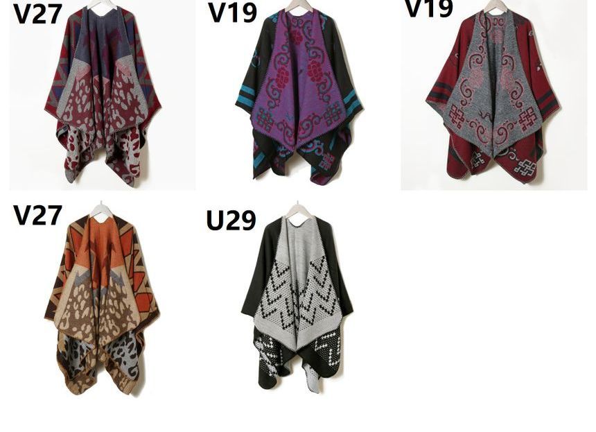 Dreamaway - Gebreide sjaal met print