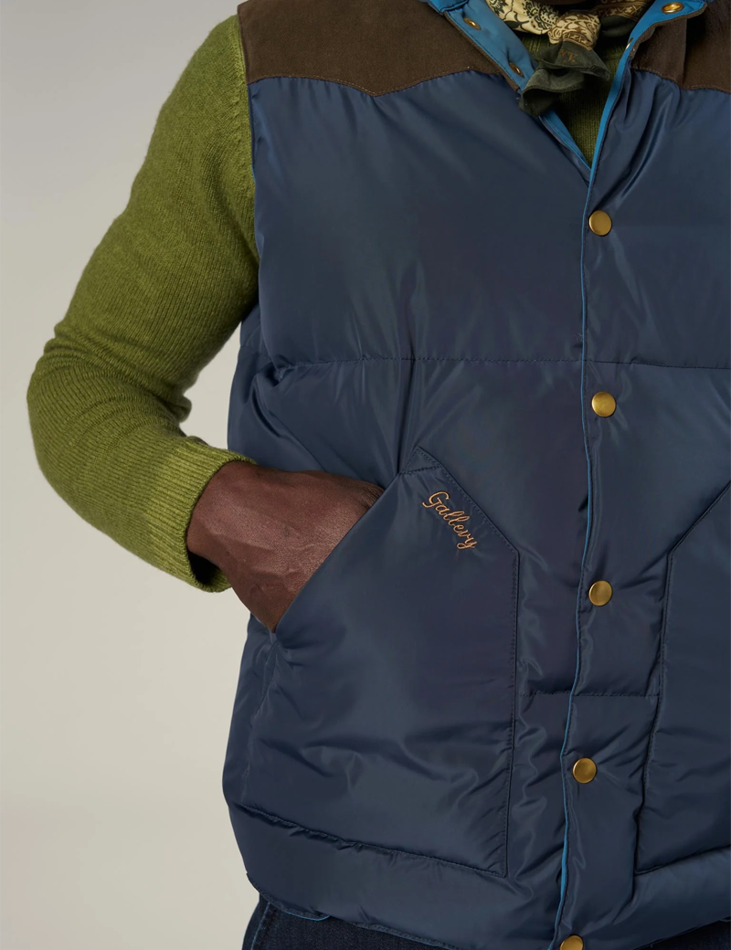 MOS MOSH DOUDOUNE SANS MANCHES HOMME BI-COLORE