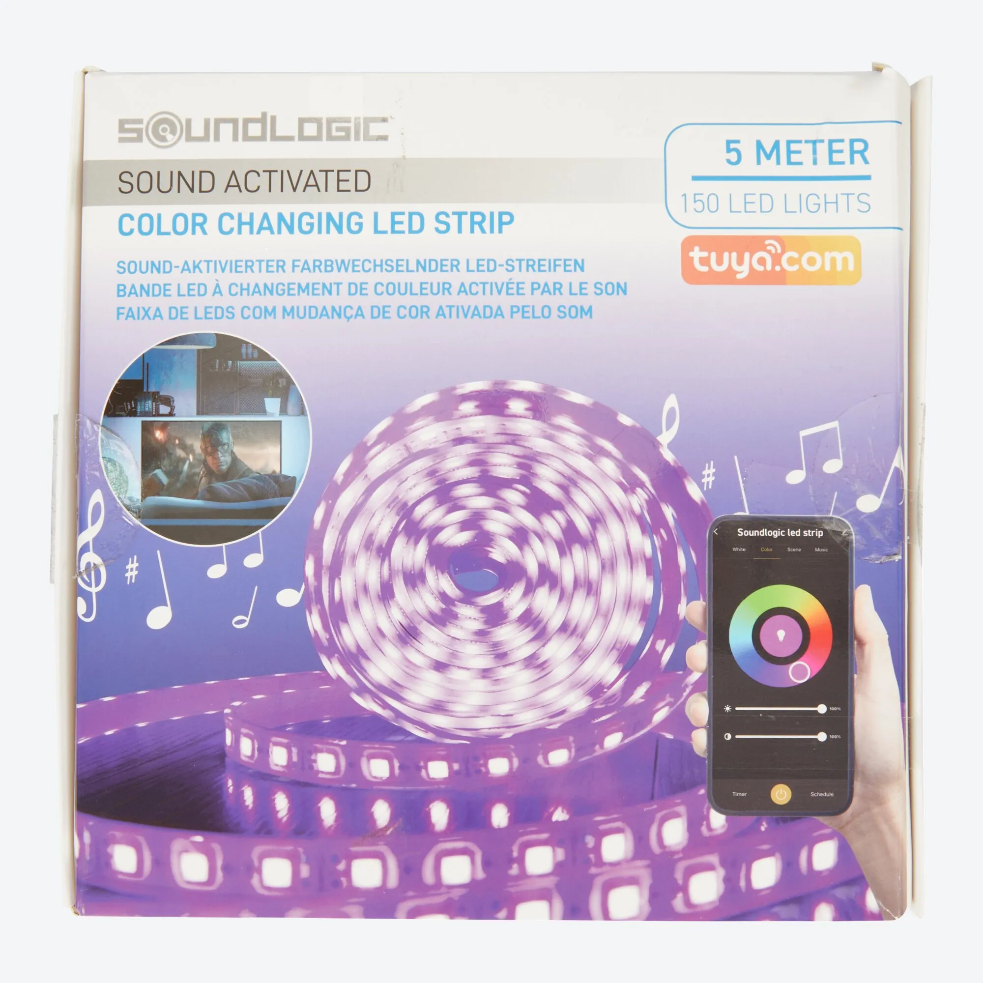 SoundLogic LED-Lichtband, ca. 5m