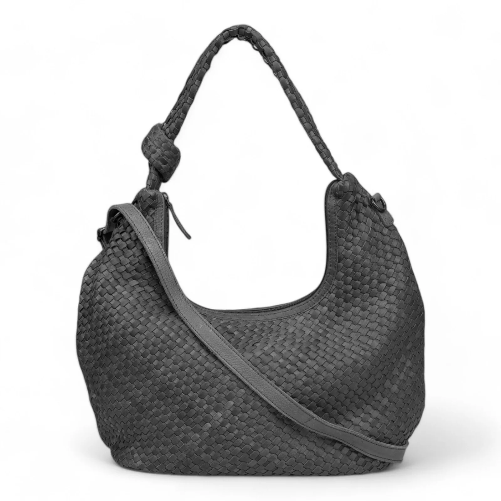 DSTRCT Brooklyn Flea Hobo Bag L Zwart