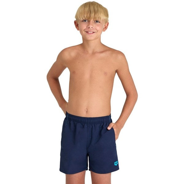 Køb Arena Badeshorts Solid R Navy-Turquoise