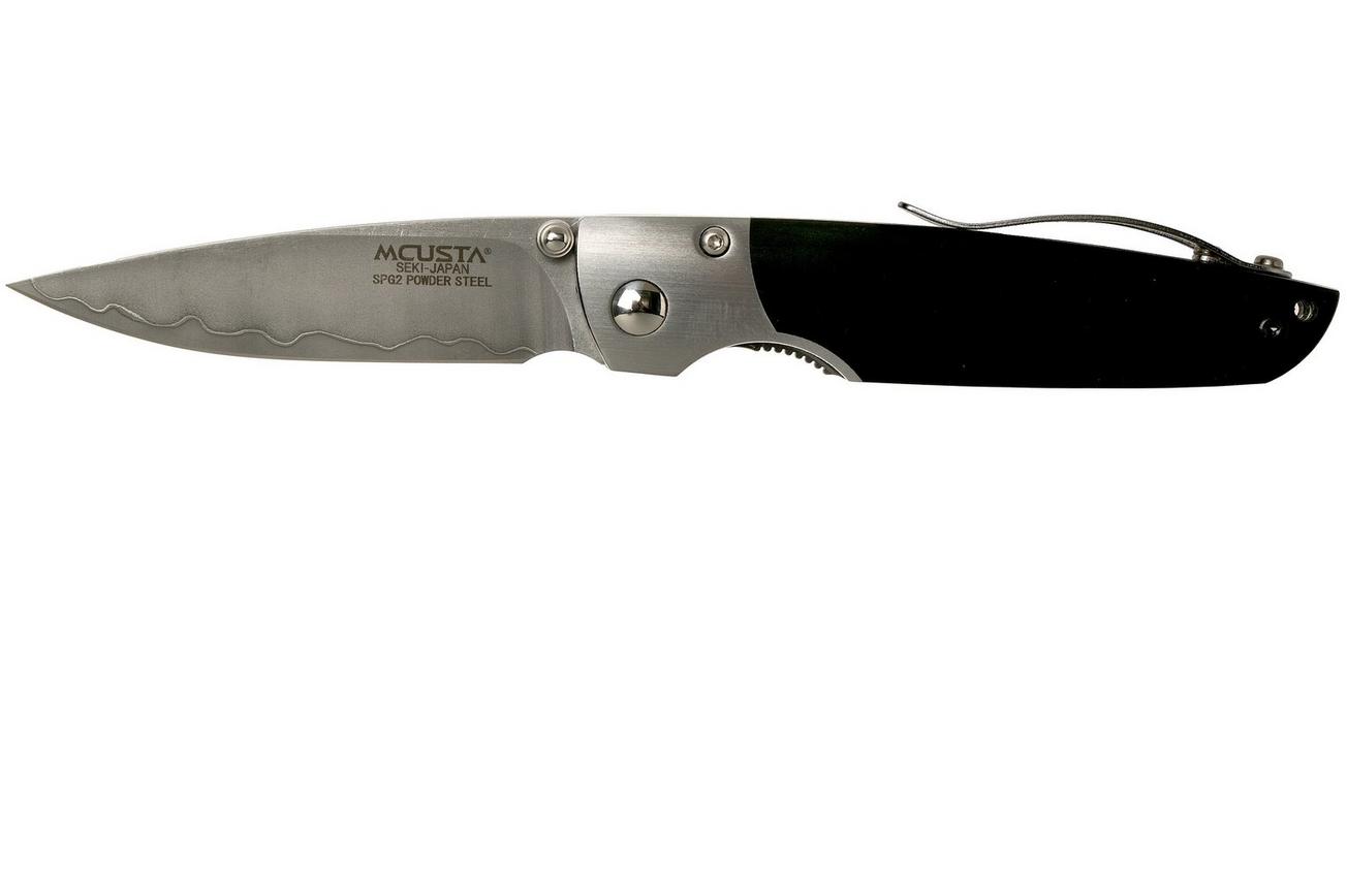 Mcusta MC-144G Shinra Mixture Teana, black pakkawood, herenmes