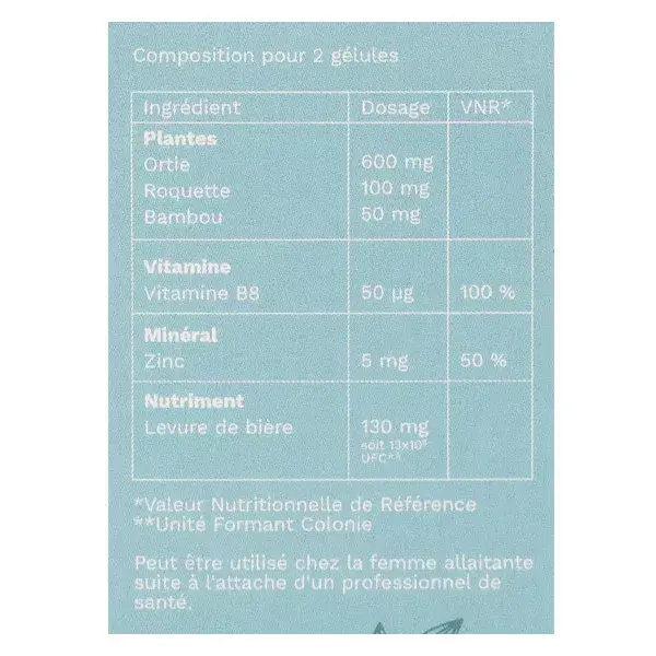 Omum Nutricosmétique Mon Coup de Pousse 60 gélules