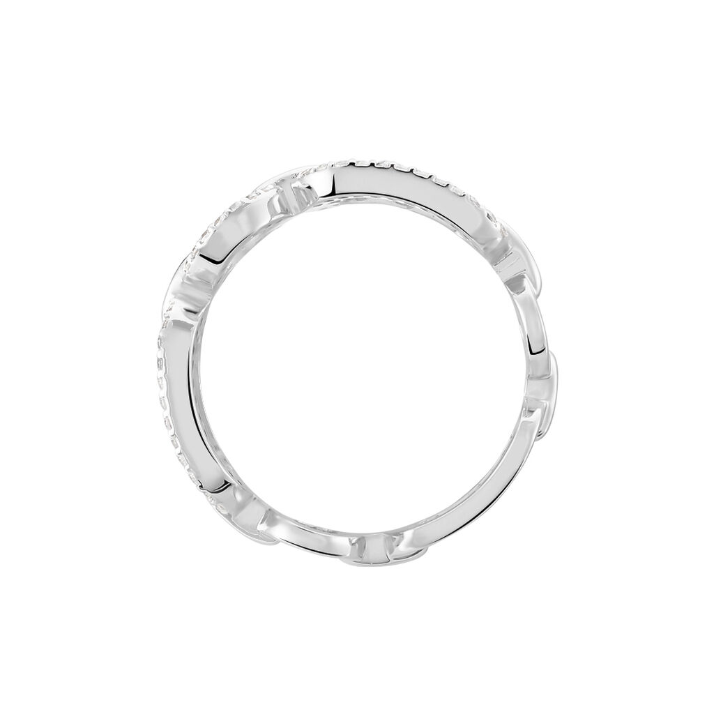 Bague Ela Argent Blanc Oxyde De Zirconium