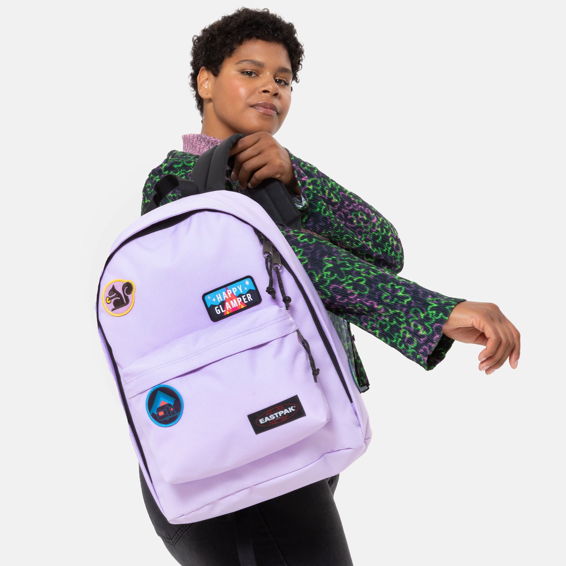 Out Of Office CampPatch Lilac