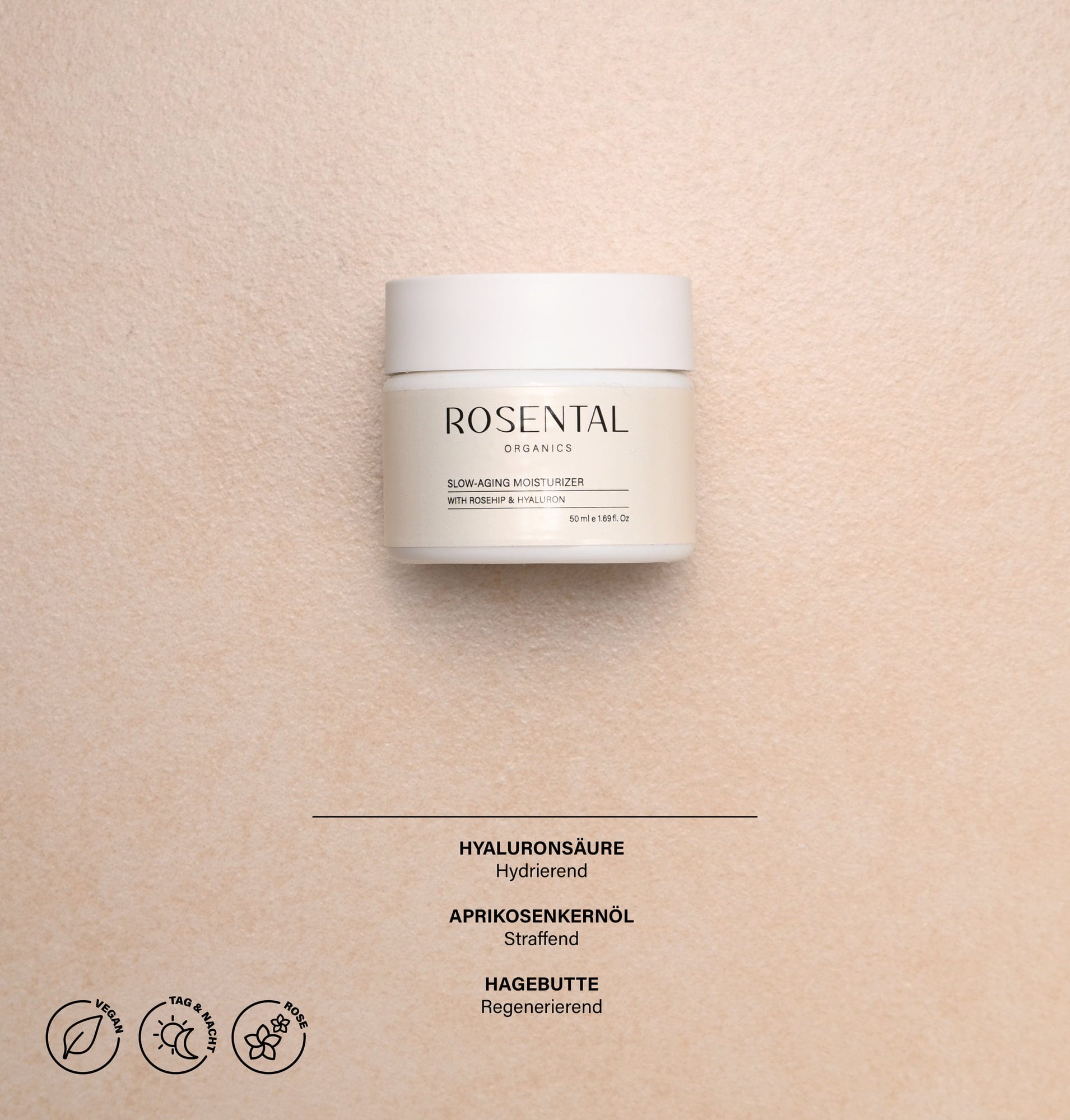 Rosental Organics  Slow-Aging Moisturizer, 50 ml