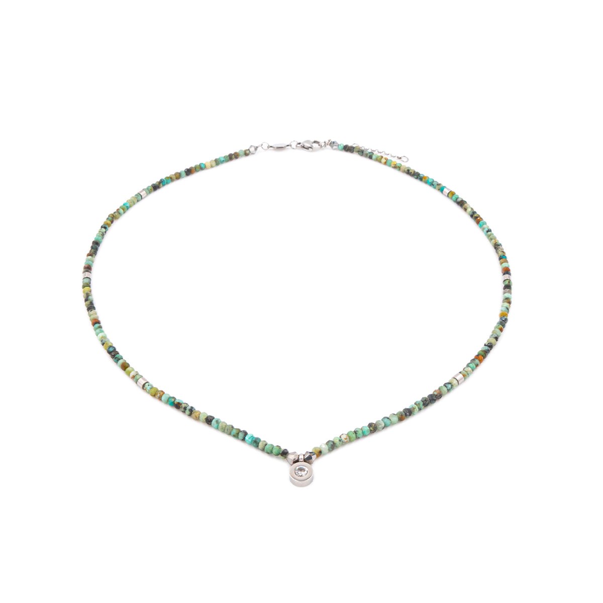 Collier Lumia en pierres Turquoise Africain