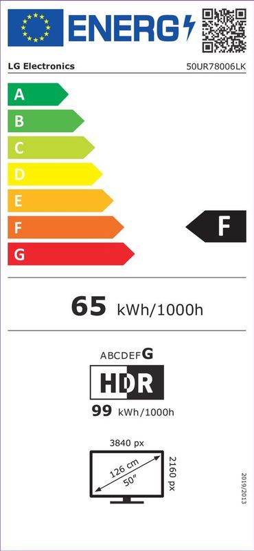 LG - 50UR78006LK - 50 Inch 4K LED TV - Zwart - Smart TV
