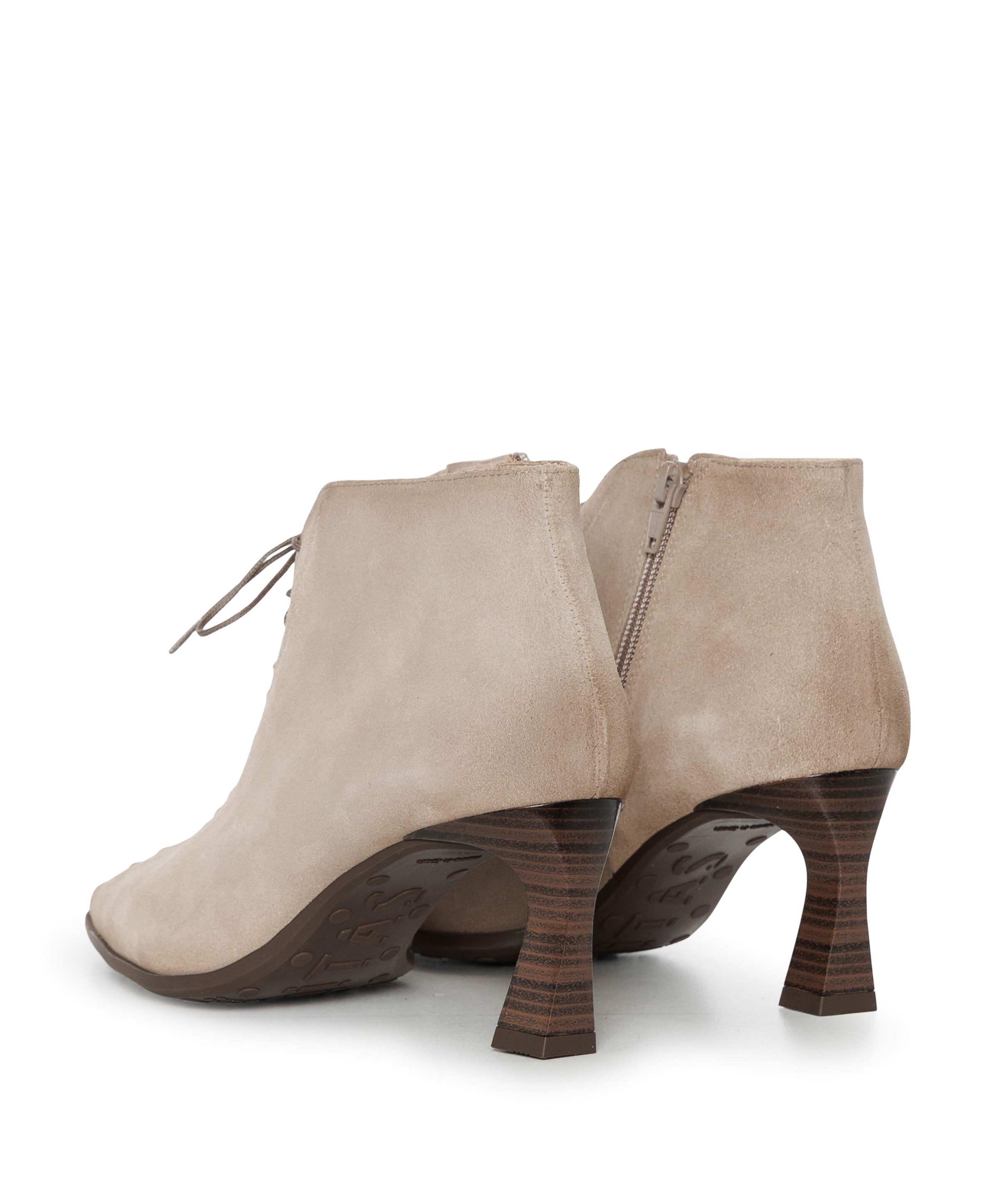 Hispanitas dames enkellaarzen beige