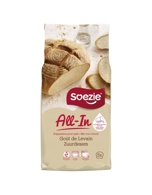 Soezie All-In Zuurdesembrood - Bakproducten - 2.5 kg