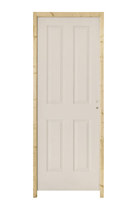 Bloc-porte Victoria prépeint H.204 x l.83 cm, poussant gauche