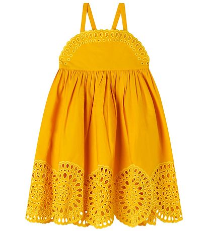 Stella McCartney Kids Kjole - Gul m. Hulm?nster