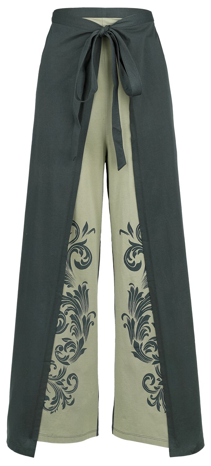 Pantalon Wrap à Motifs | Black Premium by EMP Pantalon en toile