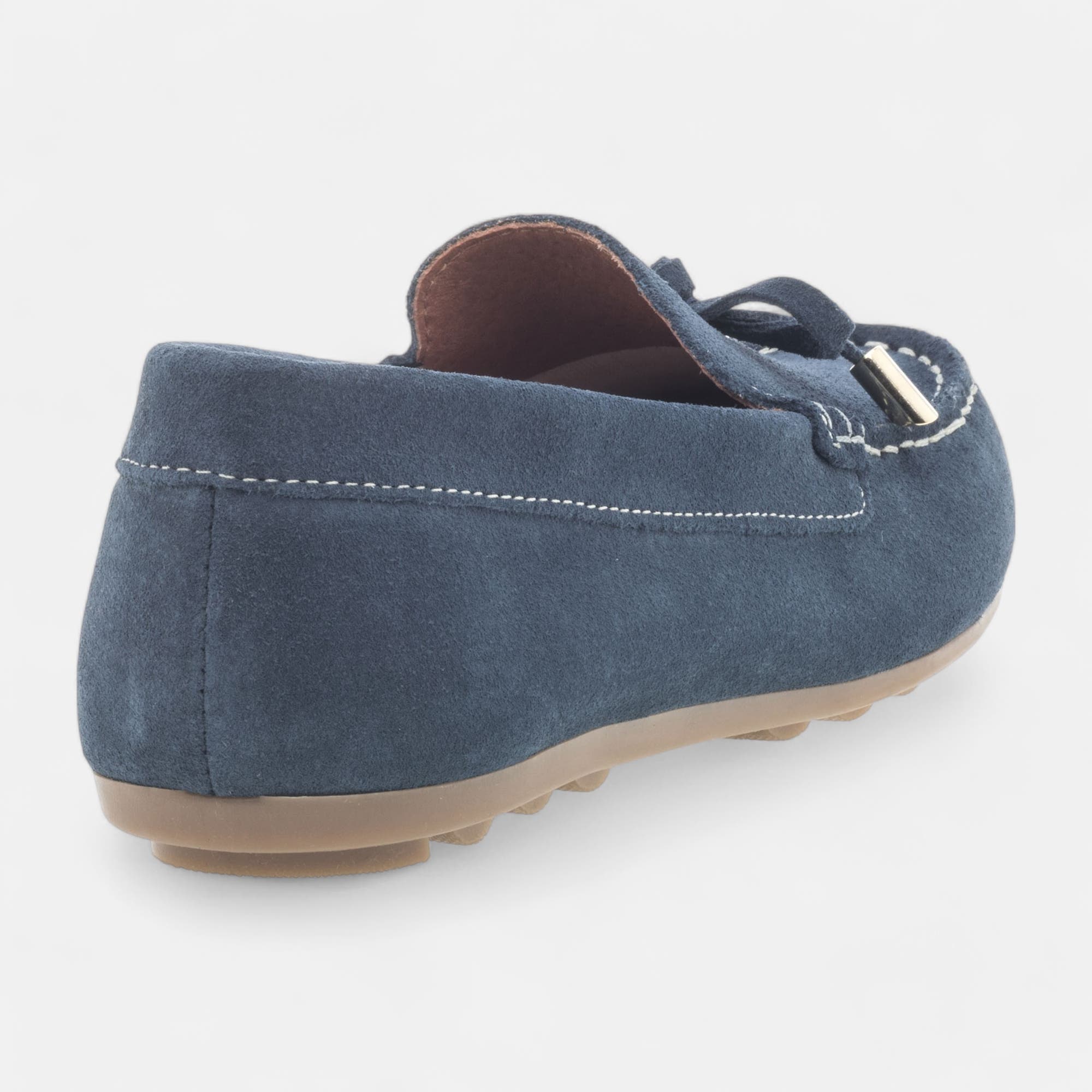 Mocassins Femme en cuir jeans