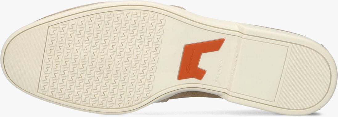 beige santoni loafers malibu