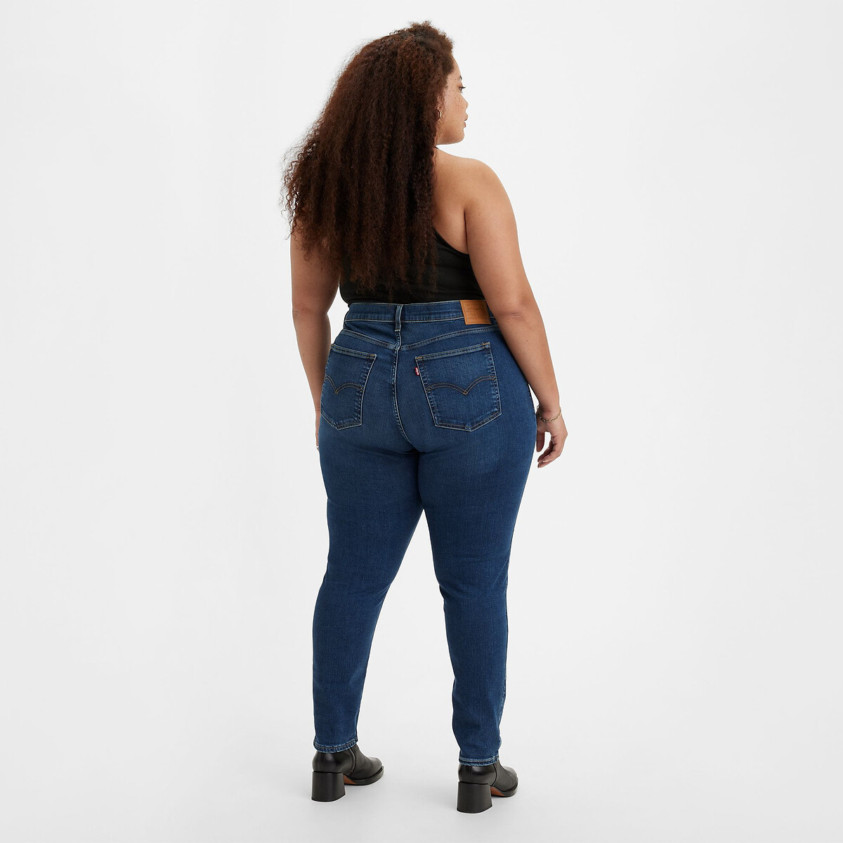 Calça Jeans Levi's Plus 721 Skinny de Cintura Alta, Levi's Plus