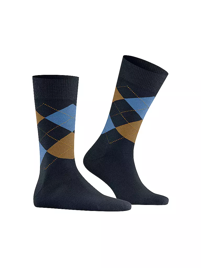 BURLINGTON Herren Socken EDINBURGH 40-46 dark night dunkelblau