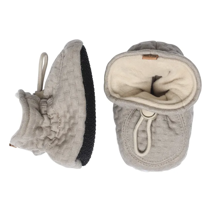 Melton Chaussons Texturé | Beige