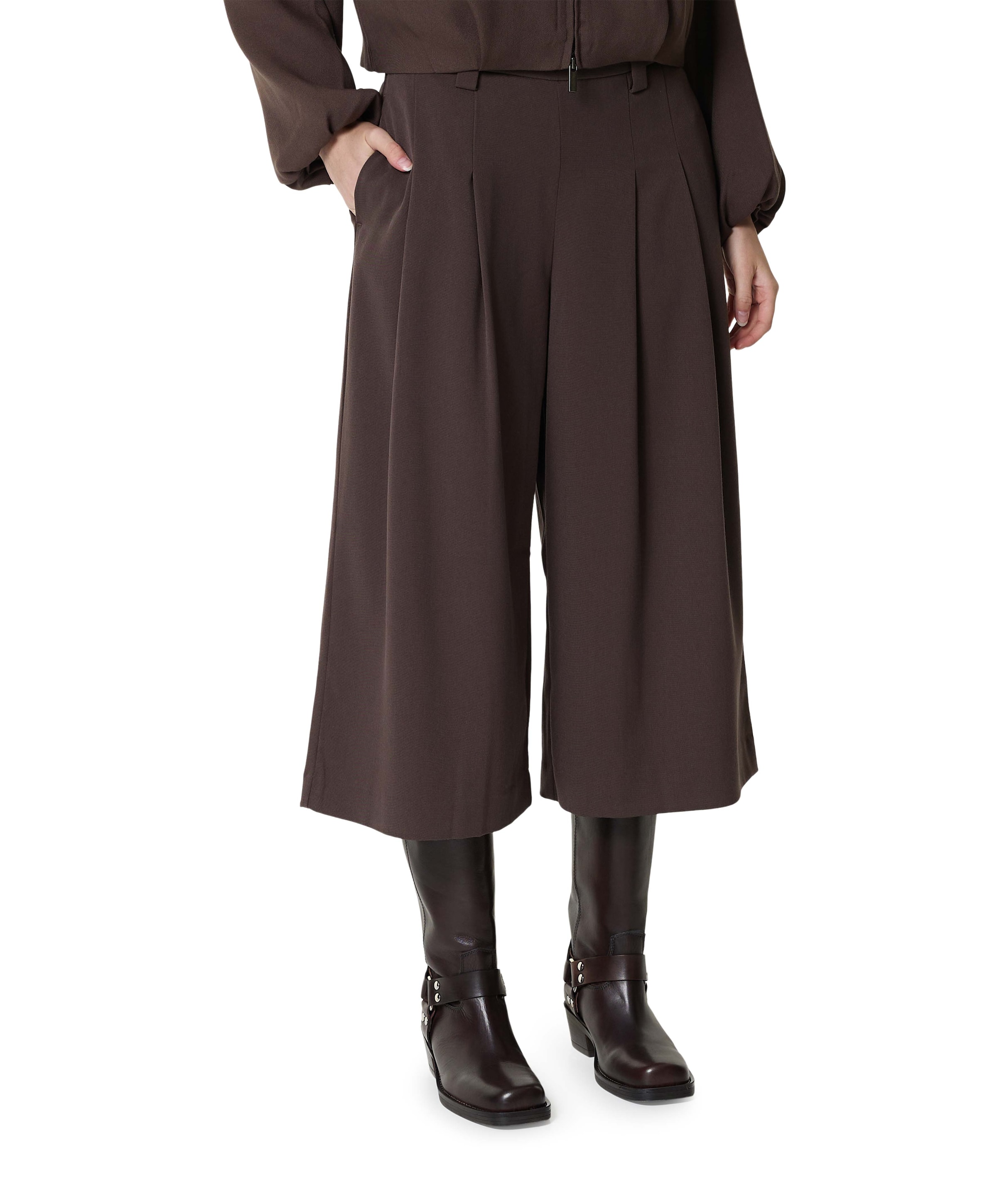 MSCH Copenhagen MSCHMaryla Henrika HW Culotte Pants dames broek bruin