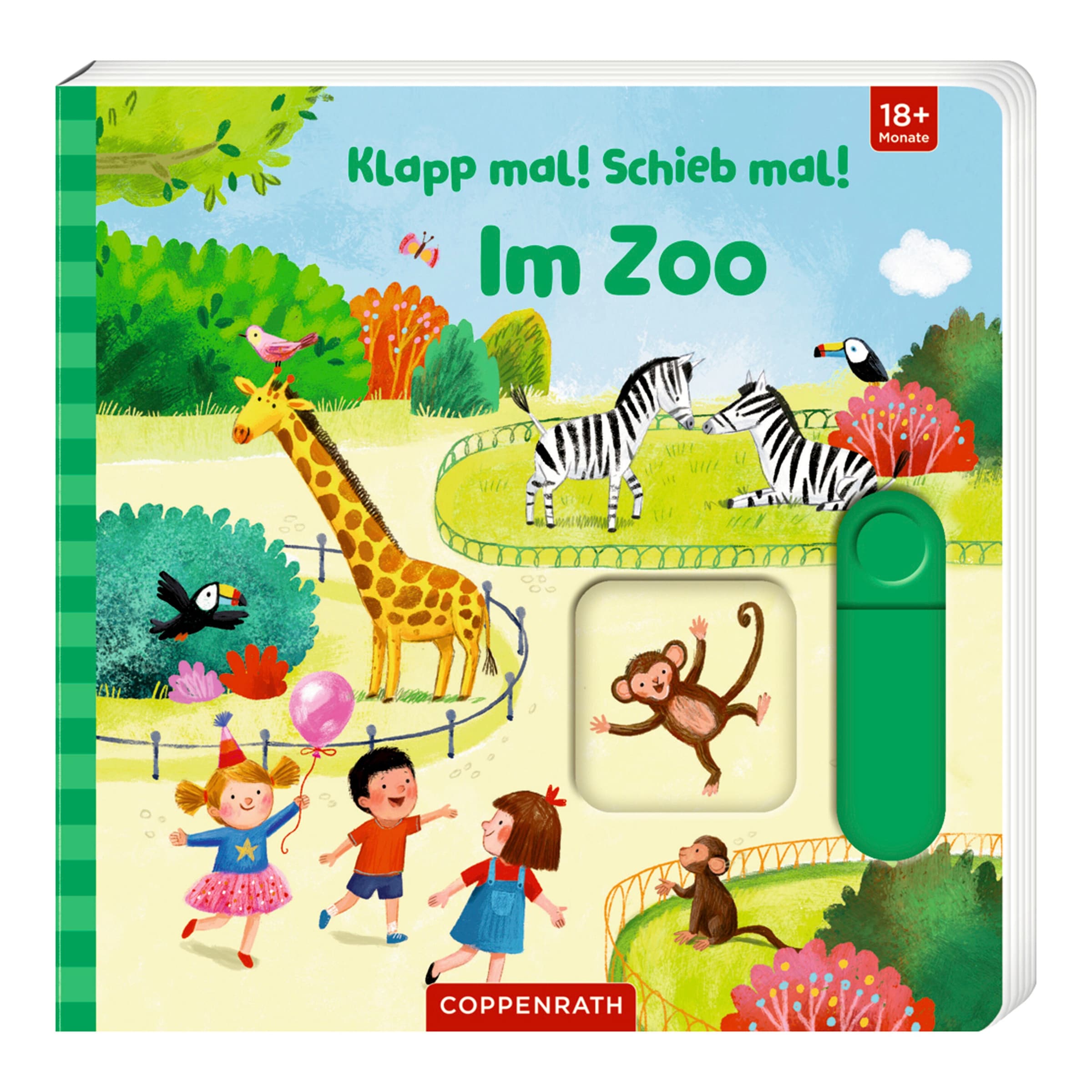 COPPENRATH DIE SPIEGELBURG Pappbilderbuch Klapp mal! Schieb mal! - Im Zoo