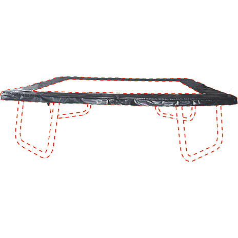 Extreme Fjederafdækning til trampolin 336x336 cm