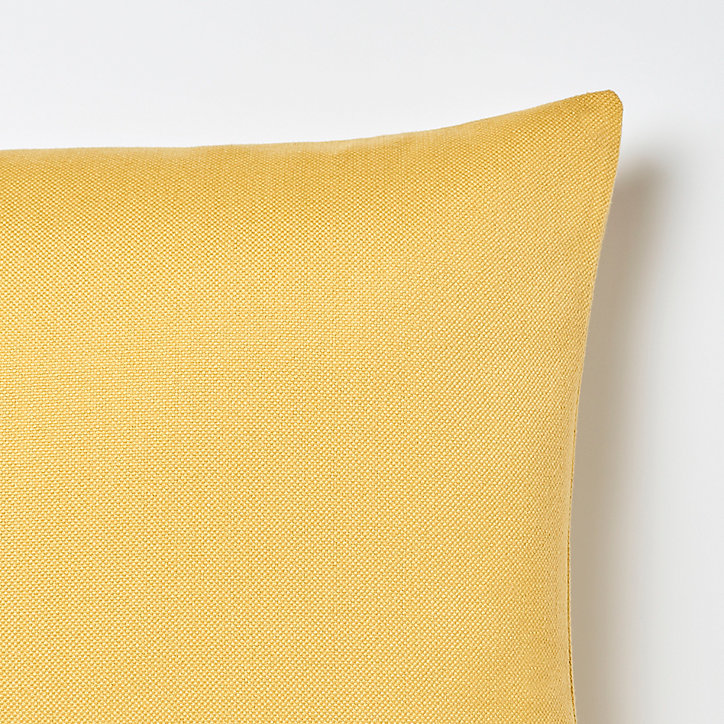 Coussin GoodHome Taowa jaune 50 x 50 cm