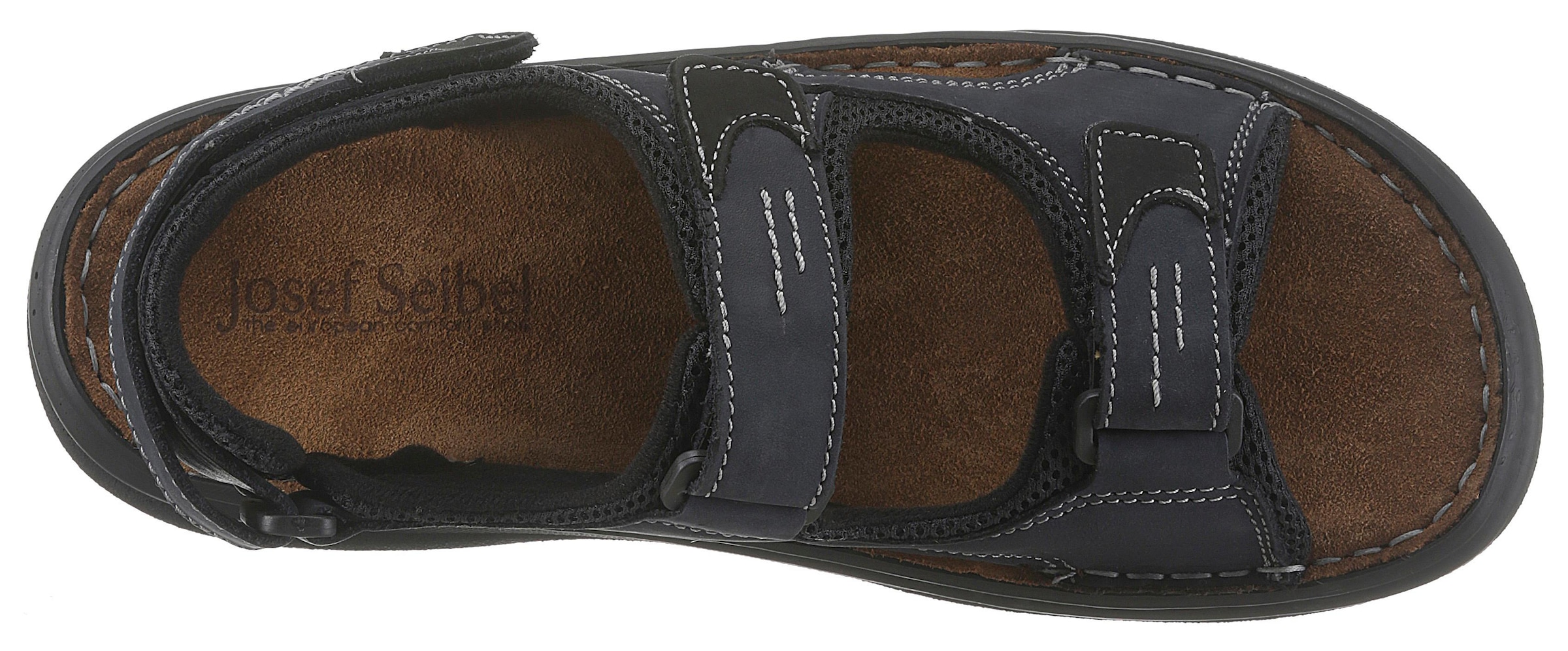 Josef Seibel Sandale »Cairo Hat«  , Sommerschuh, Klettschuh, Freizeitsandale, mit Kontrastnähten