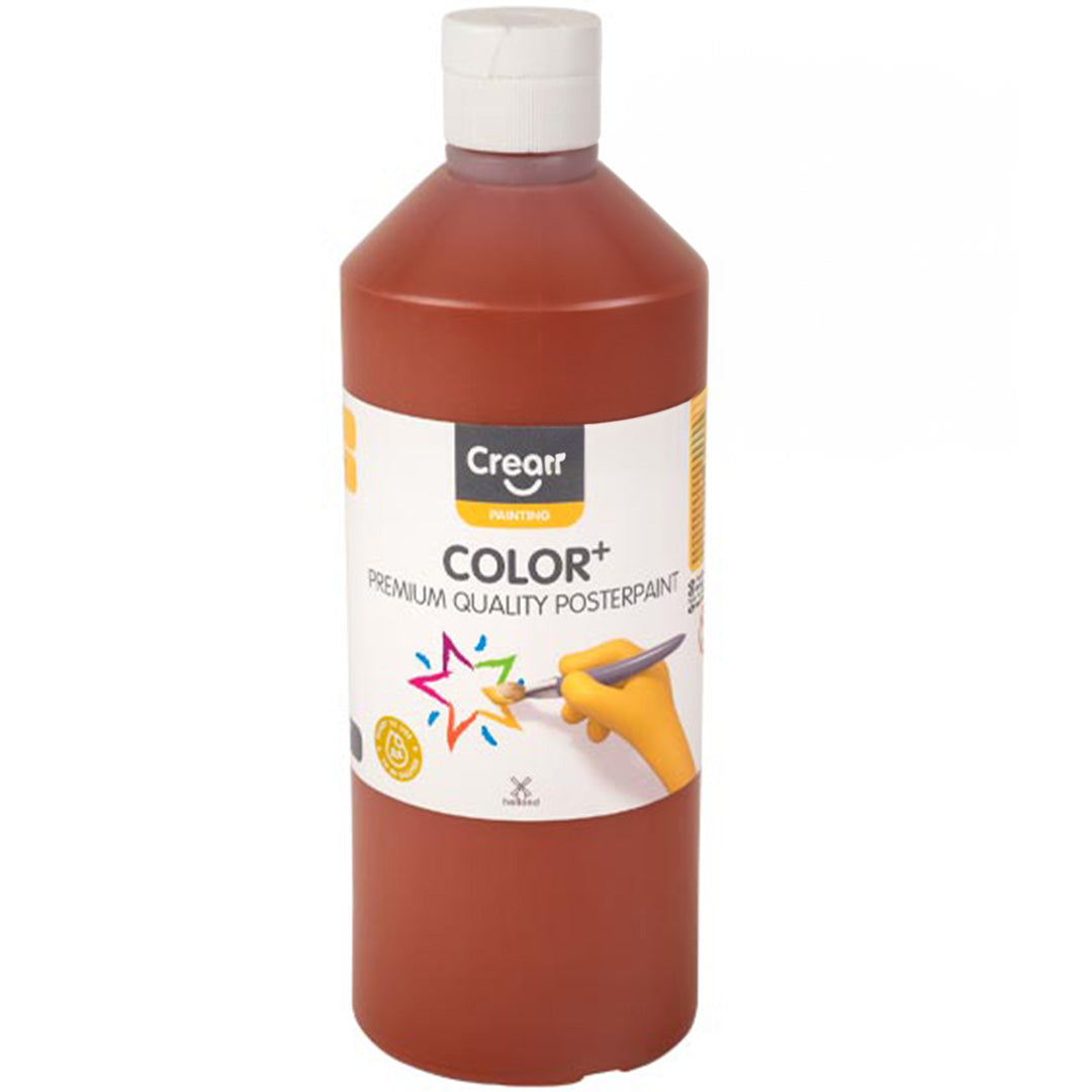 creall color plakkaatverf 500ml - lichtbruin