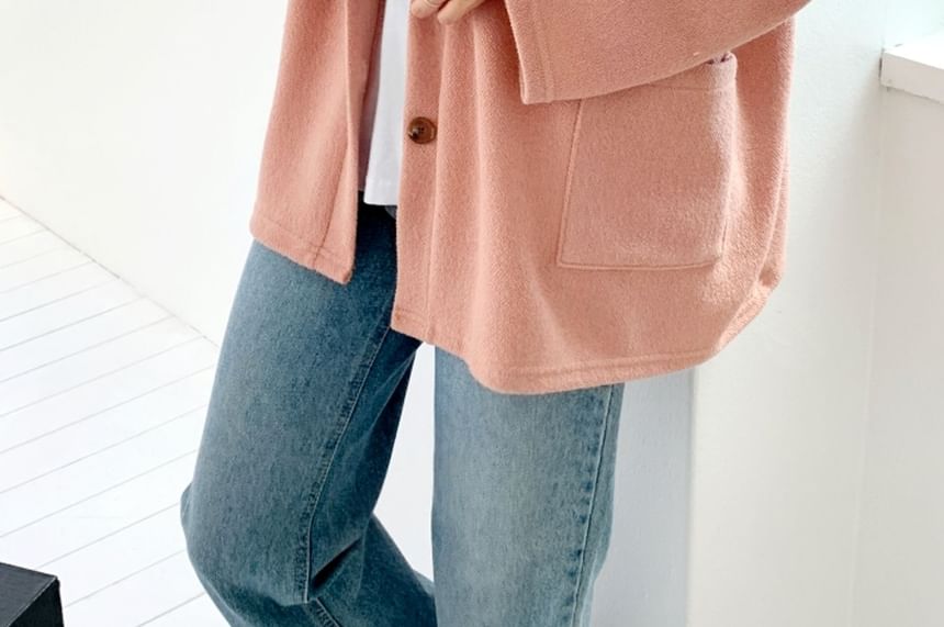 Chubby Girl - V-hals effen losvallend vest