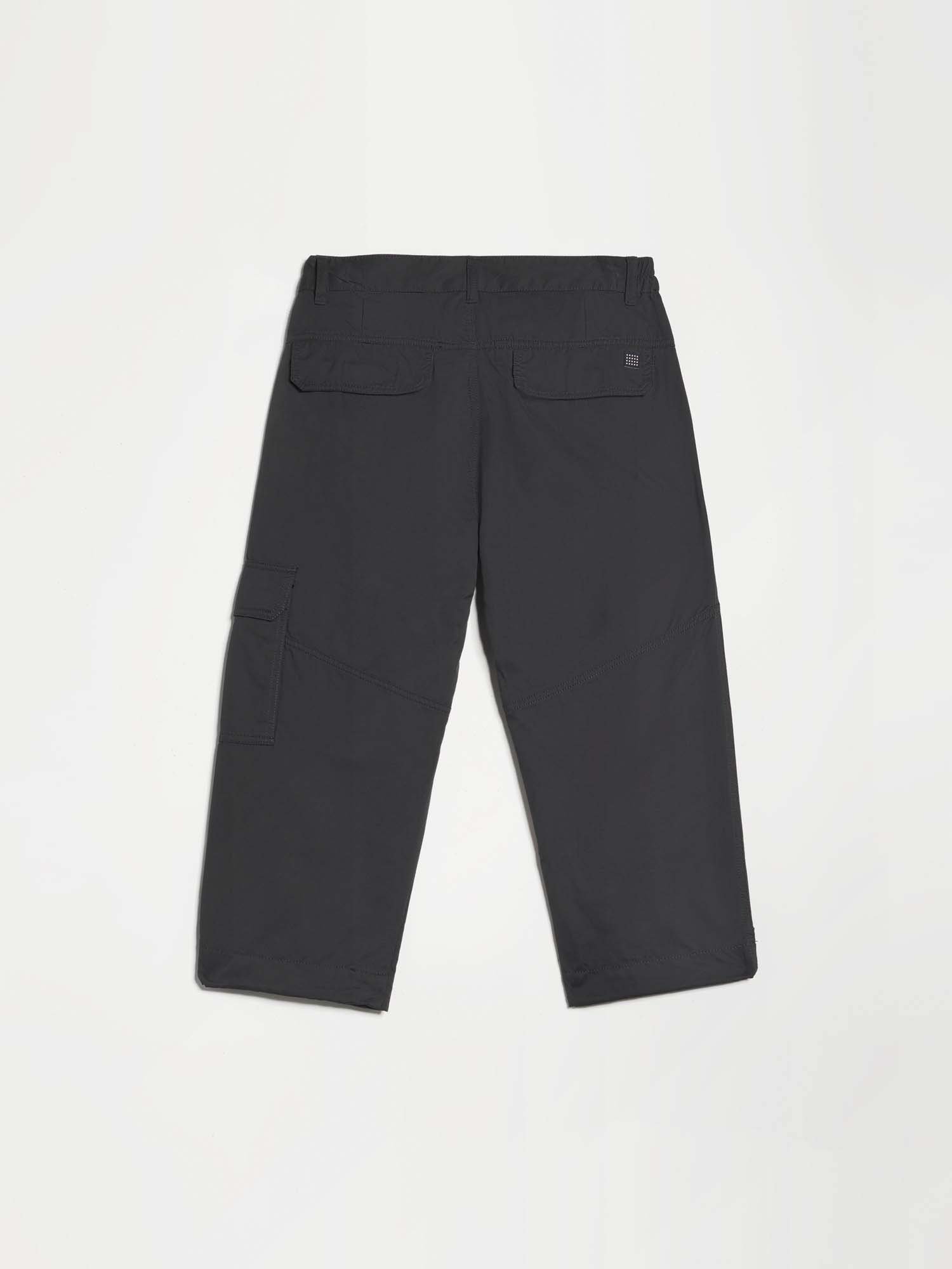 Pantacourt Homme Ceinture Semi Elastiquée Noir